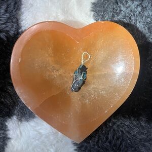 Rainbow Aura Quartz Pendant